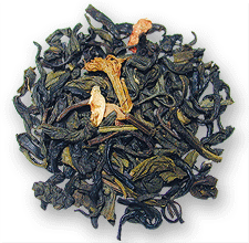 Jasmine green tea leaves