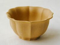 Small Yixing Clay Cup - Yellow Melon