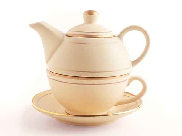 Plain White Miniature Teapot, 3-Ounce