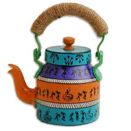 Painted Chai Pot - Mela