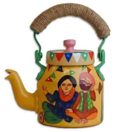 Painted Chai Pot - Punjab